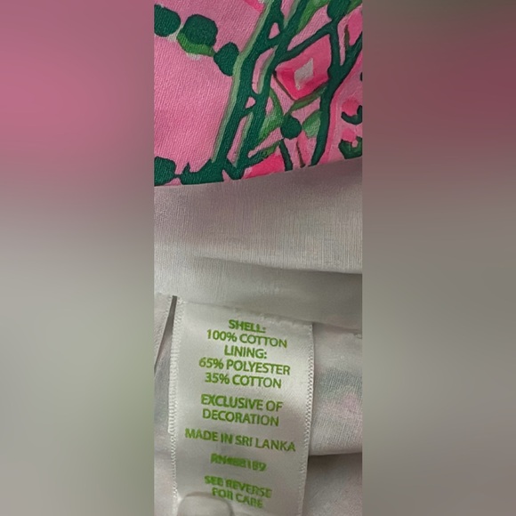 LILLY PULITZER MANDEVILLA BABY ALWAYS WORTH IT INFANT GIRLS DRESS Sz 6-12 months - Picture 5 of 6